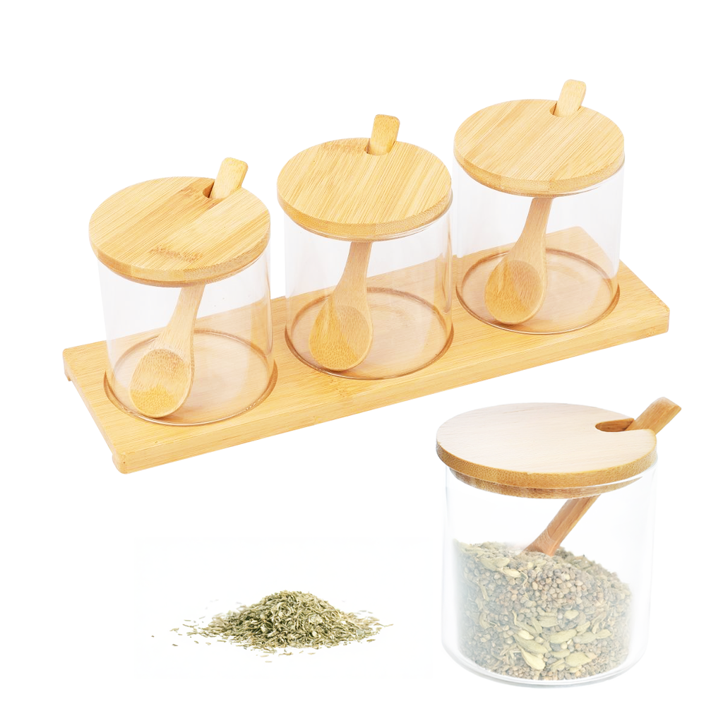 Frasco Vidrio X3Pc 7.7X8Cm