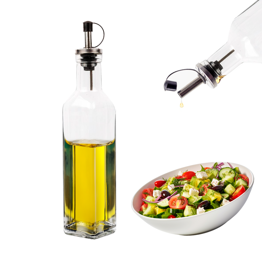 Botella Aceite 21Cm Tapa Metal