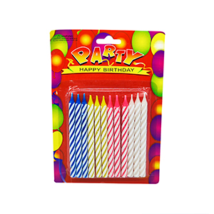 Vela De Cumpleaños 12 Psc