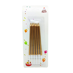 Vela De Cumpleaños 6 Pcs