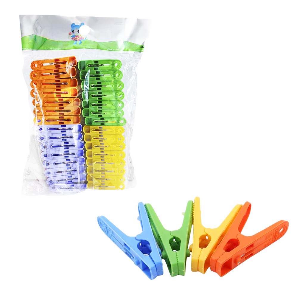 Broches Ropa Plástico 30 Pcs