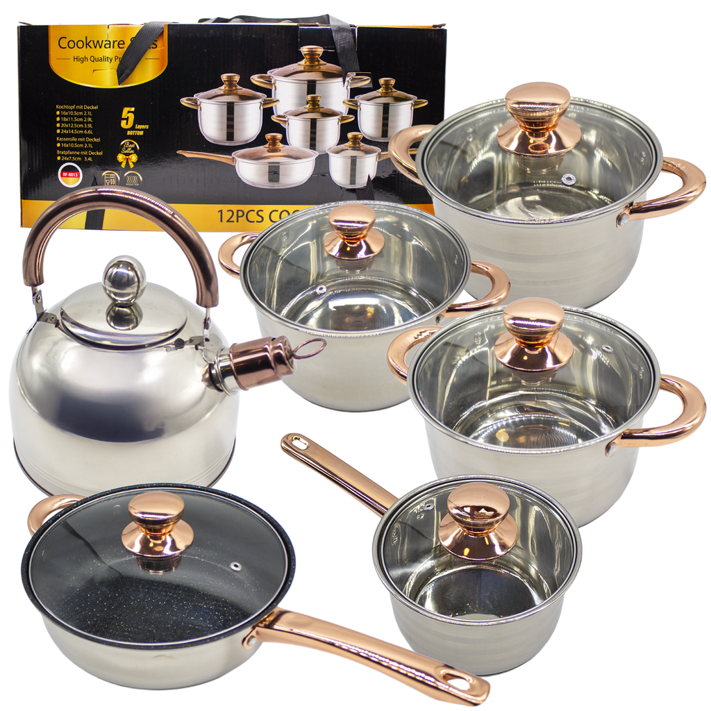 Set Olla-Pava 16-18-20-24Cm 2L