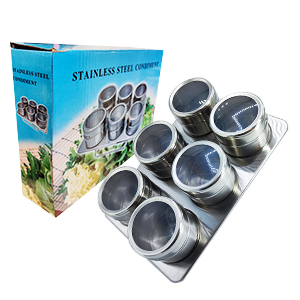 Set De Especiero X6 Frascos