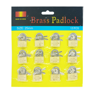 Candado 25 Mm X12 Pzas