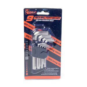 Llave Allen Corta 9Pcs