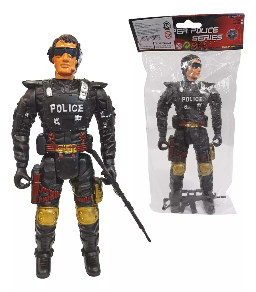 Muñeco Policía En Bolsa