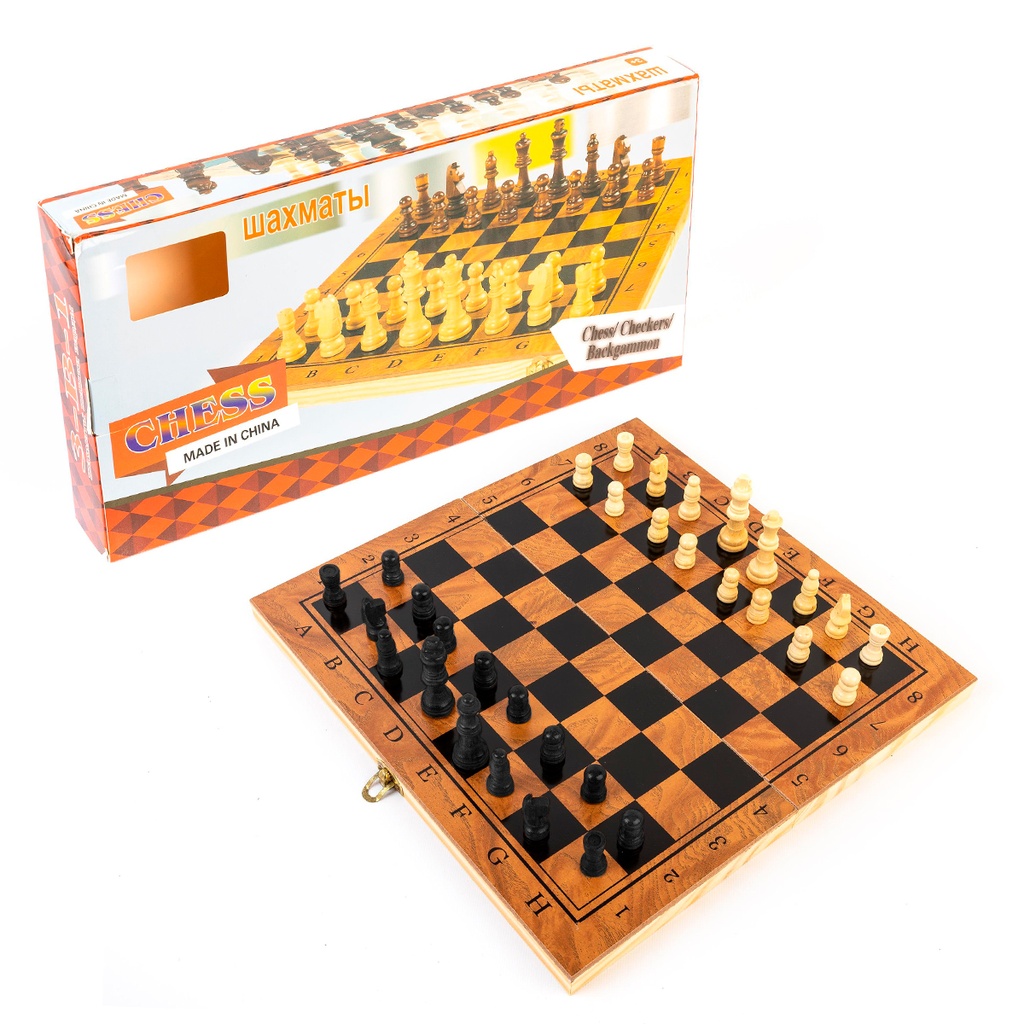 Ajedrez 3 En 1 23 Cm