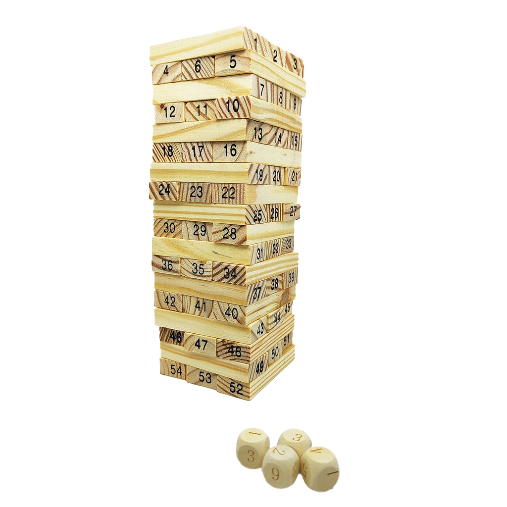 Jenga de Madera en Caja