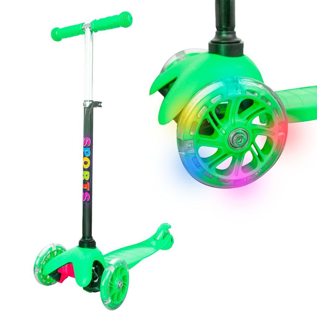 Monopatin 3 Ruedas Infantil Niños Luz Y Freno