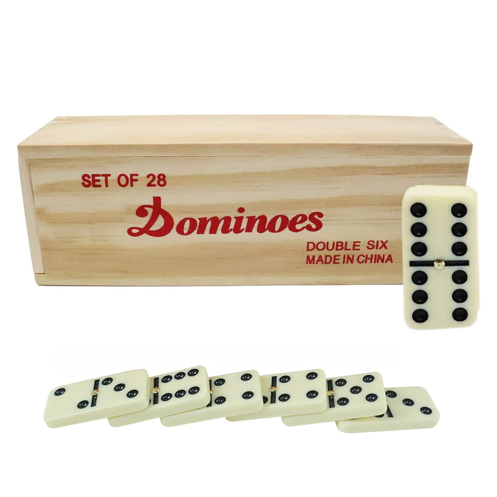 Domino En Caja De Madera