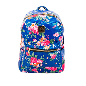 Mochila Diseno Flores Chica