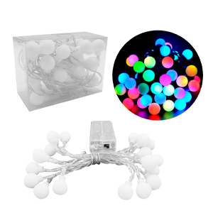 Guirnalda Navidad Bolitas X 20