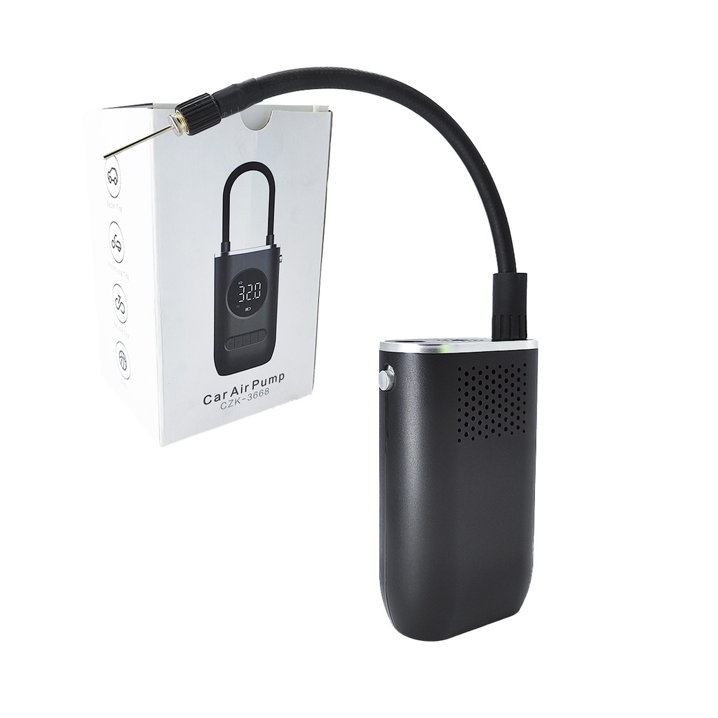 Inflador Portatil Para Ruedas-Pelota Con Linterna