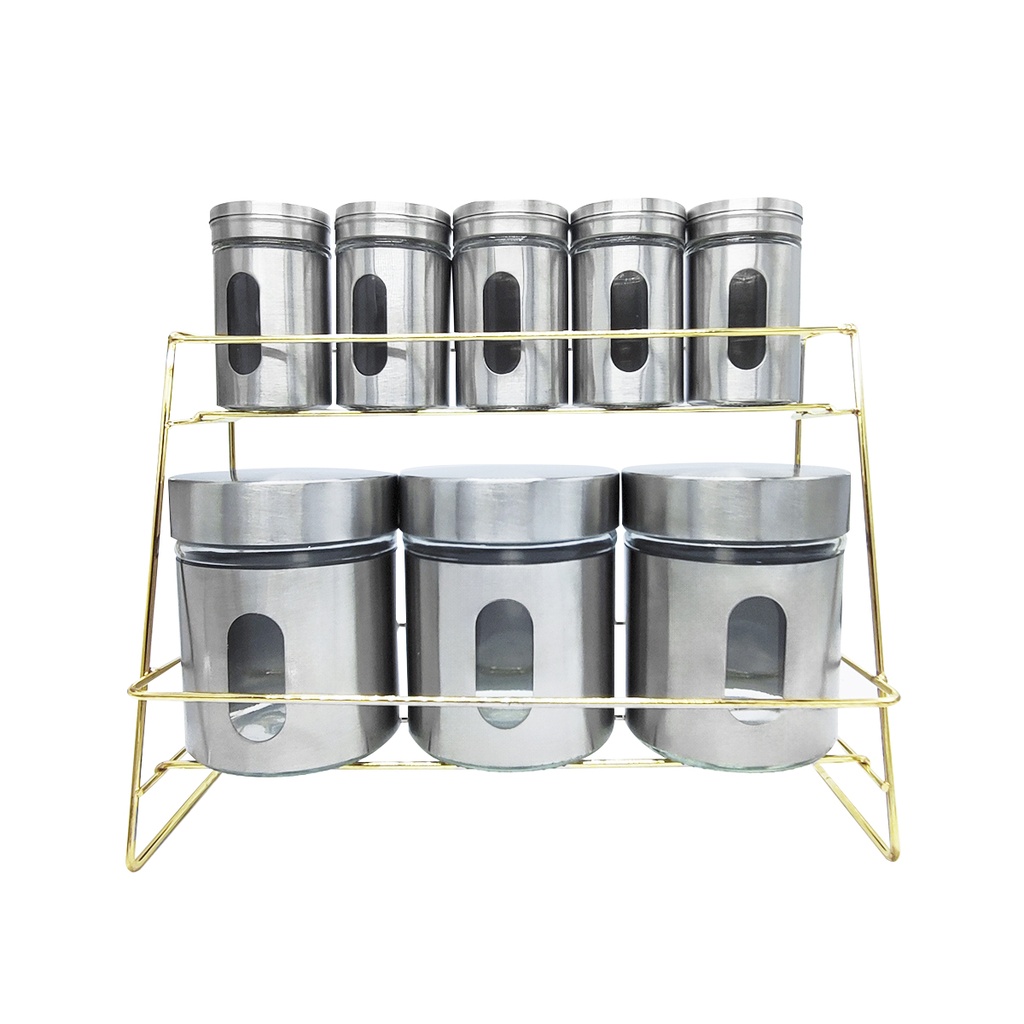 Set De Especiero X8 Frascos