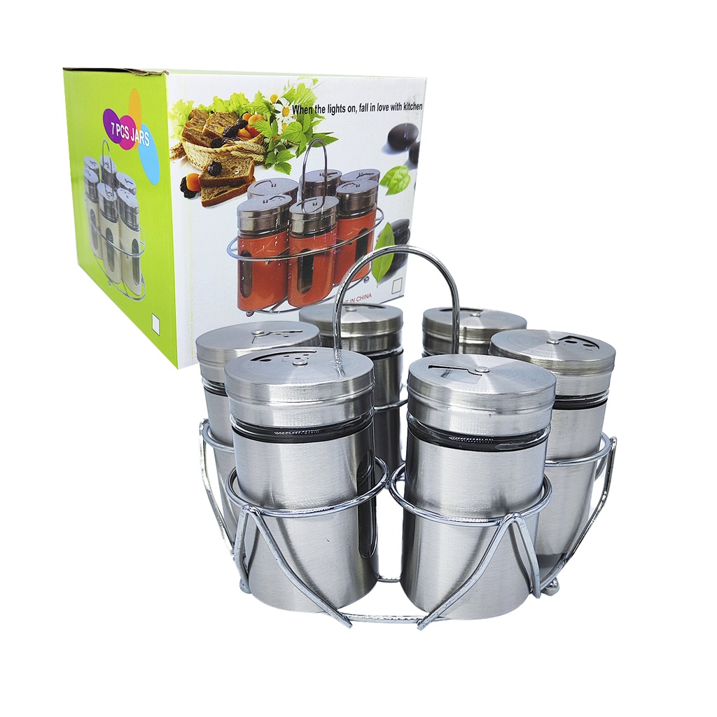 Set De Especiero X6 Frascos