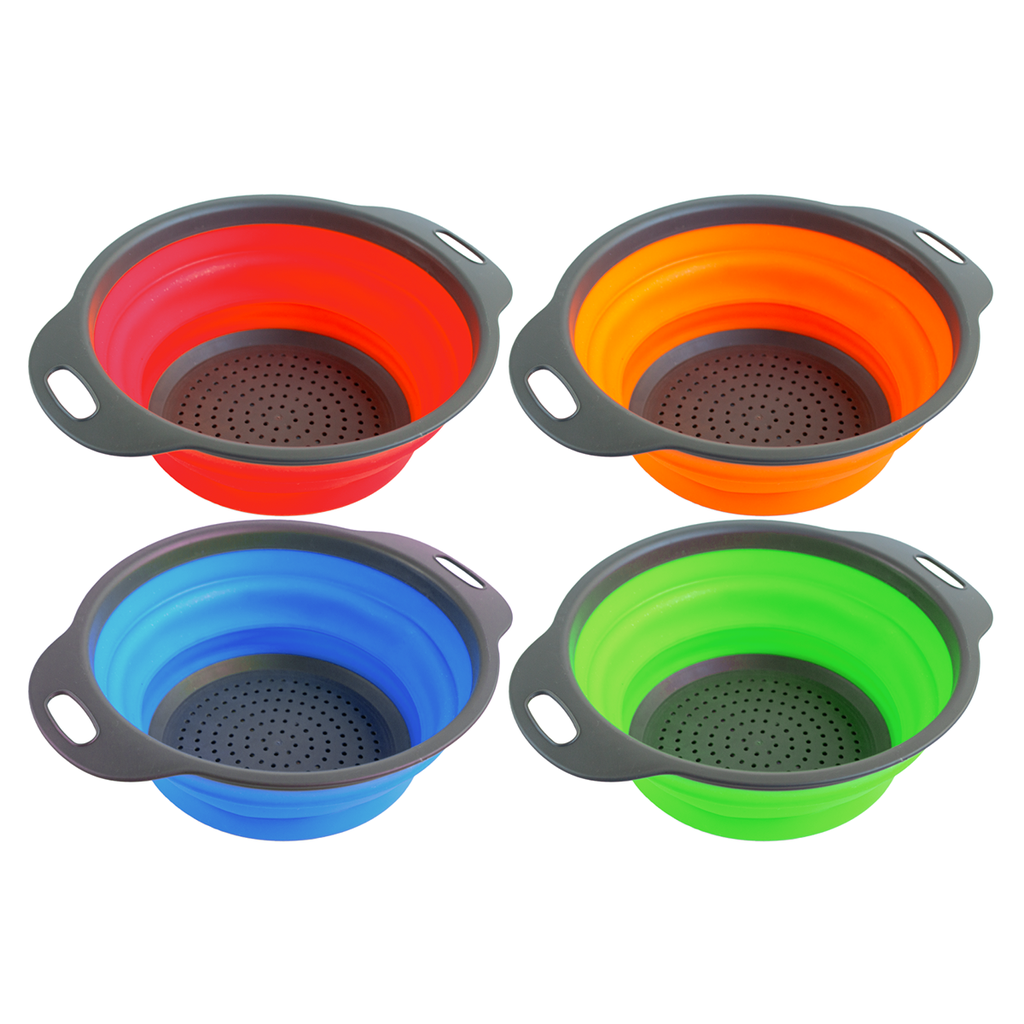 Colador Silicona Plegable Con Asa 29X9.2Cm