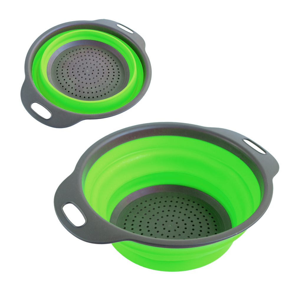 Colador Silicona Plegable Con Asa 29X9.2Cm