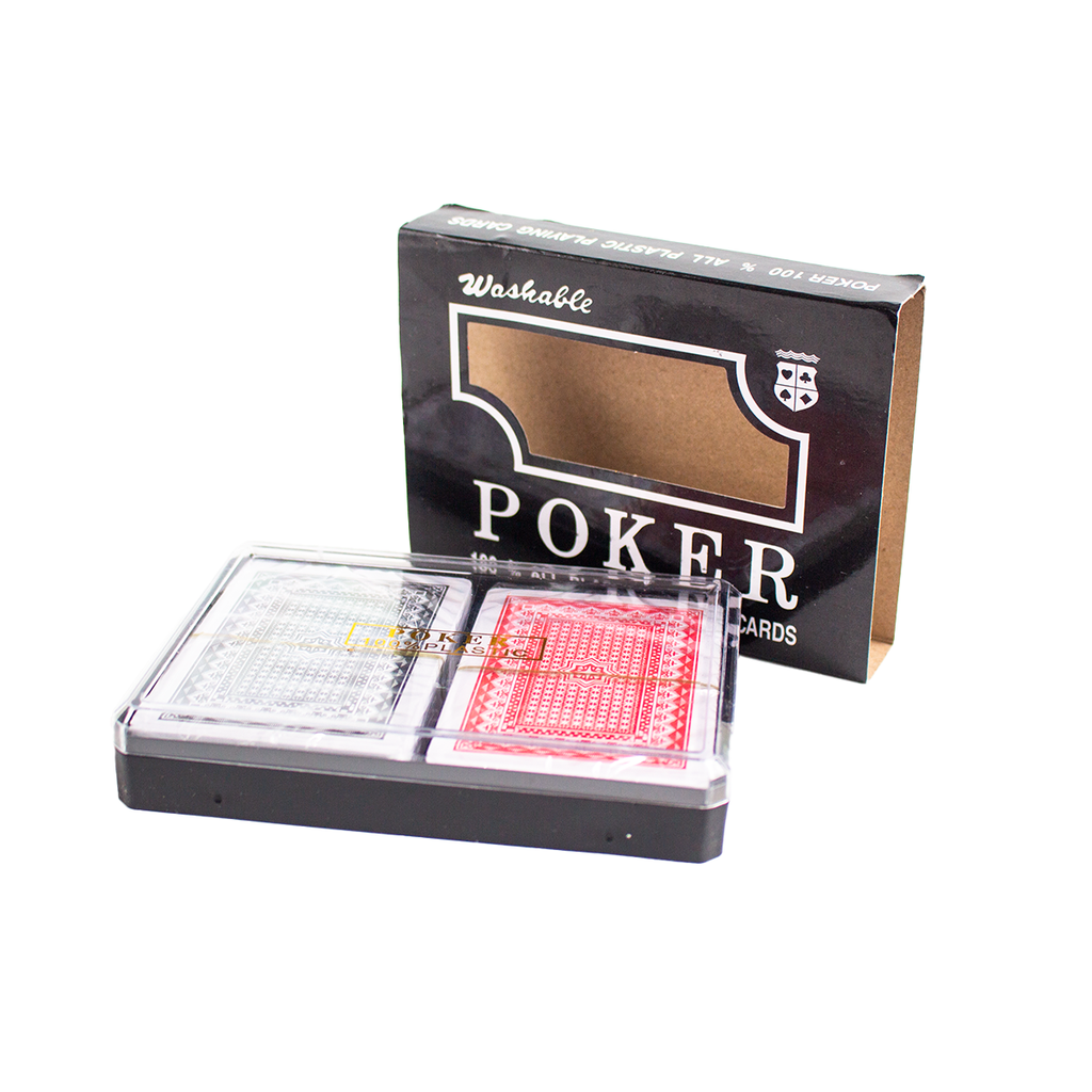 Juego De Cartas Poker X2 Plastico