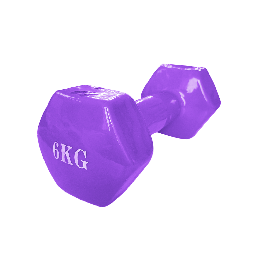 Mancuerna Hexa Engomada 6Kg