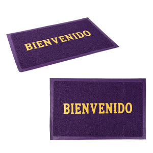 [0100 VI] Alfombra Bienvenido 37 X 57 Cm