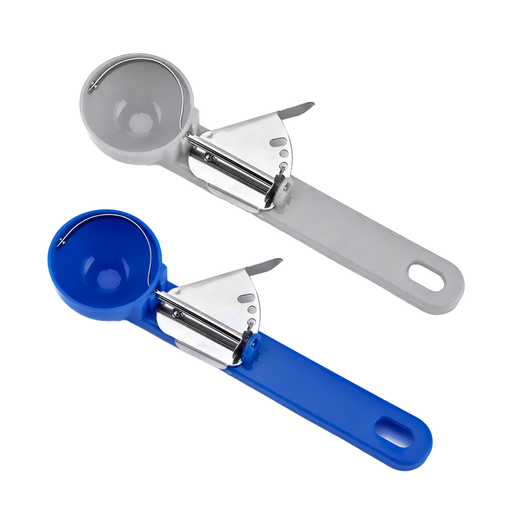 [0406 SR] Cuchara Helado Profesional Acero y mango plastico.  5.5Cm