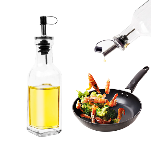 [0461 VD] Botella Aceite 16Cm Tapa Metal