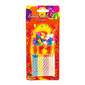 [0521 SR] Vela De Cumpleaños 24 Pcs