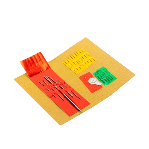 [0536 RO] Set Aguja Indio X 24 Unidades Peq. Y Grandes + Enhebrador
