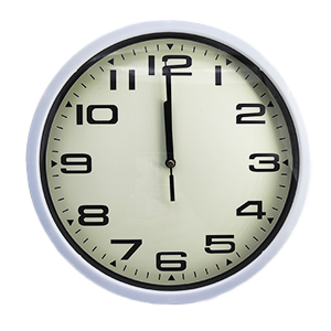 [0694 BL] Reloj De Pared 25 Cm