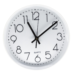 [0697 BL] Reloj De Pared 25 Cm