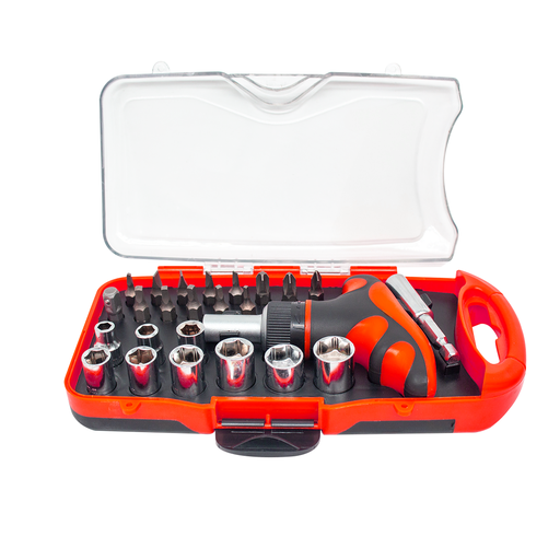 [10122RO] Juego Llave Tubos 25Pcs