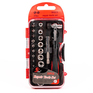 [10130RO] Juego Llave Tubos 23Pcs