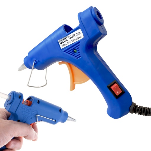 [10180AZ] Pistola Silicona Eléctrica 20W