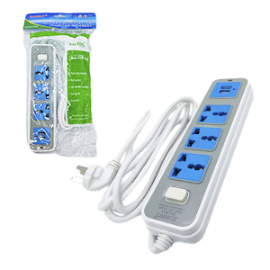 [10212SR] Zapatilla Eléctrica 3Tomas Usb