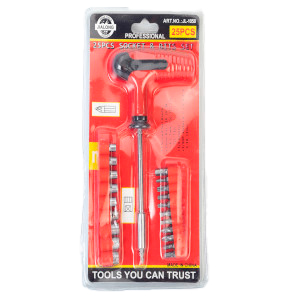 [10216RO] Juego Llave T 25 Piezas