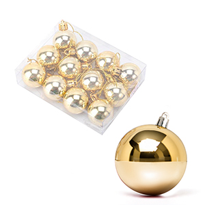 [12056DO] Bolas Navideñas 3Cm Caja X12Pc