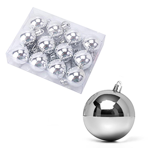[12056PL] Bolas Navideñas 3Cm Caja X12Pc