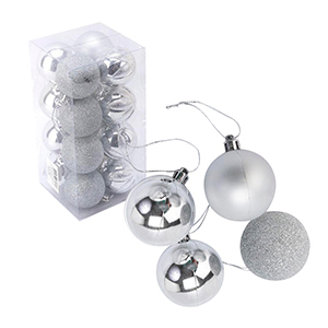 [12061PL] Bolas Navideñas 5Cm Caja 16Pc