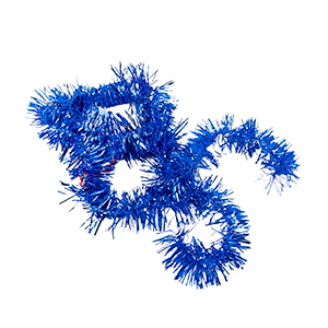 [12077AZ] Boas Navideñas 8Cm X 2Mt
