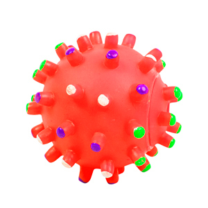 [13042RO] Pelota P/Mascota Chifle 5,5Cm