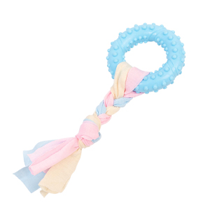 [13101AZ] Mordillo D/Goma Soga Aro 18Cm