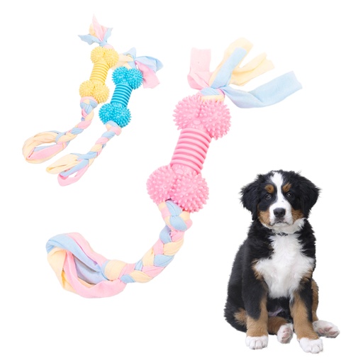 [13103RS] Mordillo De Goma Soga Hueso