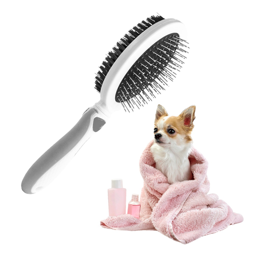 [13130GR] Cepillo Doble Mascota 22 X 6,5Cm