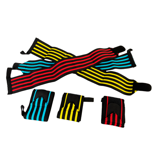 [15032RO] Muñequeras C/Dedo Pulgar 55X8Cm X2
