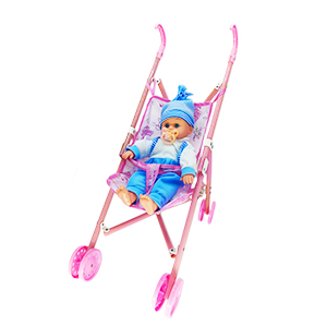 [3322 SR] Muneca Con Carrito