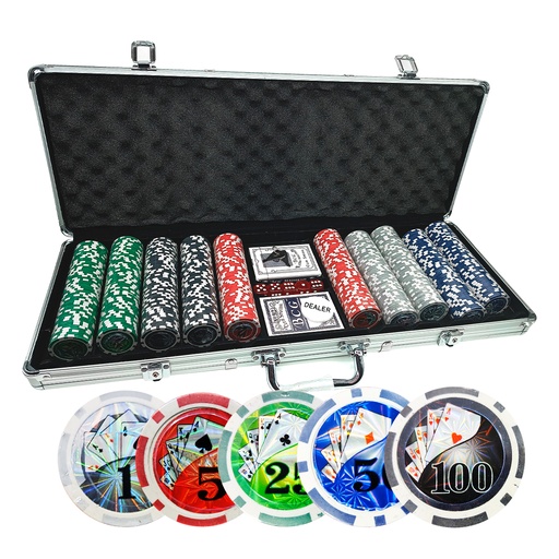 [5146 SR] Jgo Poker Maletín X500 Fichas