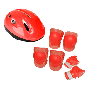 [5159 RO] Set Casco + Rodillera + Codera