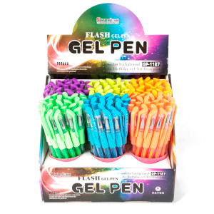 [7142 SR] Lapicera Gel Color X 144