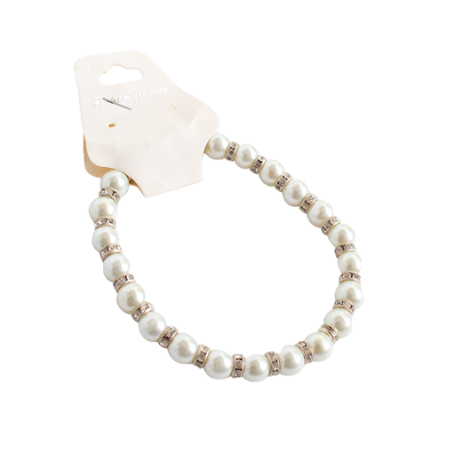 [8050 BL] Pulsera De Perla Paquete X12