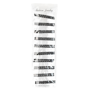 [8091 NE] Invisible C/Strass Paquete X10